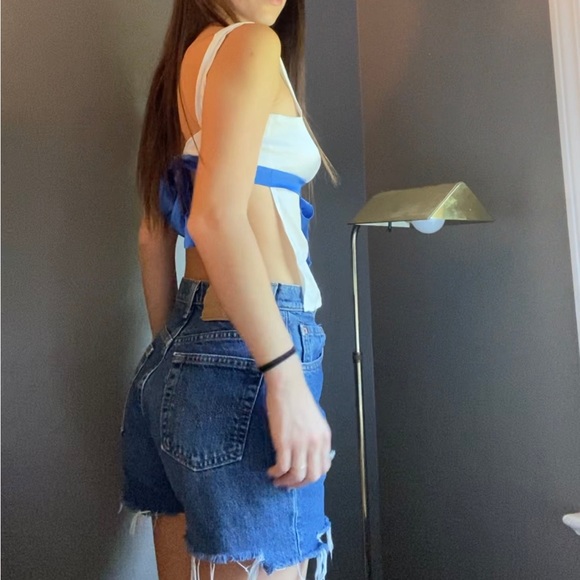 Satin Open Back Tank Top - Picture 3 of 5